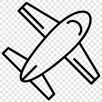 Flugzeug, Flugzeugteile, Flugzeugreparatur, Flugzeugverleih symbol