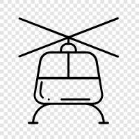 aviation, rotor, lift, vertical icon svg