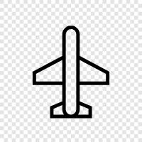 aviation, airplane, flying, cruising icon svg