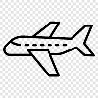 aviation, airplane, air travel, flying icon svg