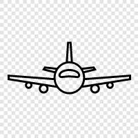 aviation, airplane travel, flying, take off icon svg