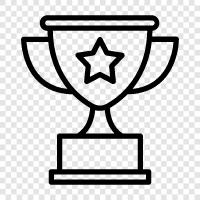 award, trophy, gold, silver icon svg
