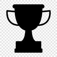 award, trophy, gold, silver icon svg
