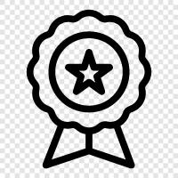 award, recognition, certification, identification icon svg