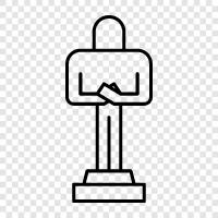 awards, nominations, best picture, best actor icon svg