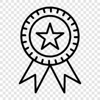 awards, commemorative, recognition, respect icon svg