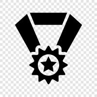 awards, recognition, distinction, commendation icon svg