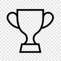 Awards, Achievements, Record, Trophy collection icon svg