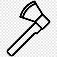 axe, cutting, shards, blade icon svg