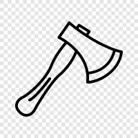 axe, axe man, axe murder, axeman icon svg