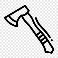 axe, tools, outdoors, camping icon svg