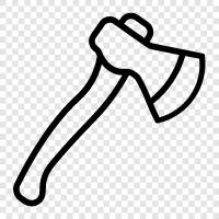 axe, adze, hammer, handle icon svg