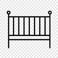 baby, crib, sleep, sleep aid icon svg