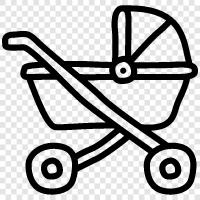 baby carrier, baby jogger, baby stroller, baby carriage icon svg