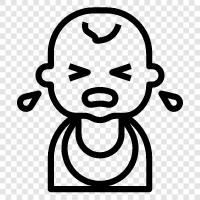 Baby Crying, Silly Baby Crying, Baby Crying Videos, Crying Baby icon svg