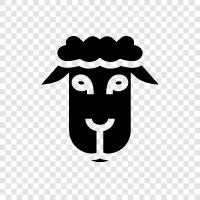 baby goat, kids, animals, farming icon svg