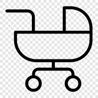 Kinderwagen, Kutsche, Buggy, Reisesystem symbol