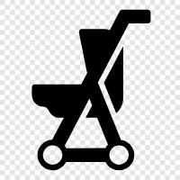 Baby Stroller, Jogging Stroller, Double Stroller, Car Seat icon svg