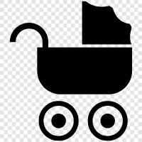 baby strollers, carriage, carriages, baby jogger icon svg