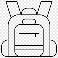 zurück zur Schule, zurück zu Schulbedarf, Schulbedarf, Schultasche symbol