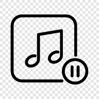 background music, background sound, ambiance music, soundscapes icon svg