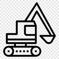 Backhoes, BackhoeLader, BackhoeBetreiber, BackhoeArbeit symbol