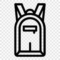 backpack, travel, luggage, storage icon svg