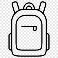 backpack, back to school, backpacks, school supplies icon svg