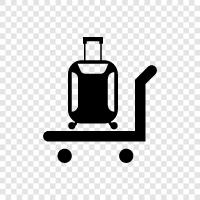 backpack, suitcase, carryon, checked icon svg