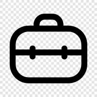 rucksack, laptop, schule, arbeit symbol