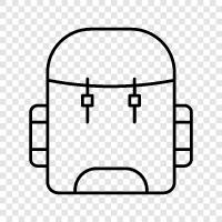 backpack, back, carry, shoulder icon svg