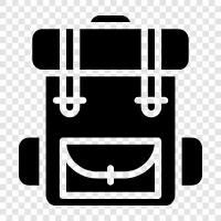 Backpack, Hiking Backpack, Camping Backpack, Wilderness Back icon svg