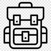 backpack, backpacks, hiking, hiking backpacks icon svg