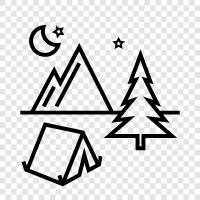 backpacking, hiking, camping gear, camping stove icon svg