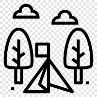 backpacking, hiking, camping gear, camping trips icon svg