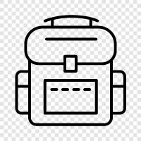 backpacks, backpacking, hiking, camping icon svg