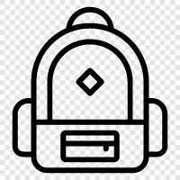 backpacks, hiking, travel, outdoors icon svg