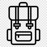 backpacks, travel, hiking, camping icon svg