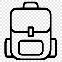 backpacks, hiking, hiking backpacks, outdoor icon svg