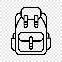 backpacks, school backpack, hiking backpack, travel backpack icon svg