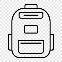 backpacks, school, student, backpack icon svg