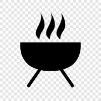 backyard, cooking, grilling, meat icon svg