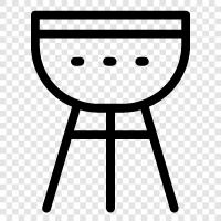 backyard, grill, smoker, bbq icon svg