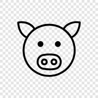 bacon, pork, ham, sausage icon svg