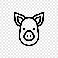 bacon, pork, ham, sausage icon svg