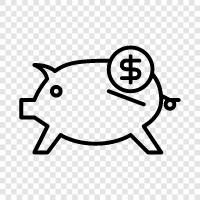 bacon, pork, swine, barn icon svg