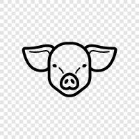 bacon, pork, ham, sausage icon svg