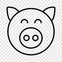 bacon, pork, ham, sausage icon svg