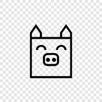 bacon, pork, ham, sausage icon svg