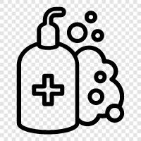 bacteria, soap, disinfectant, disinfecting soap icon svg